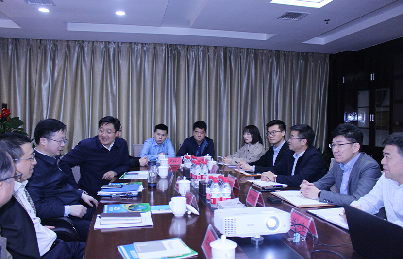 江西省金融監管局局長韋秀長、省證監局局長唐理斌等領導蒞臨挺進環保調研指導上市工作