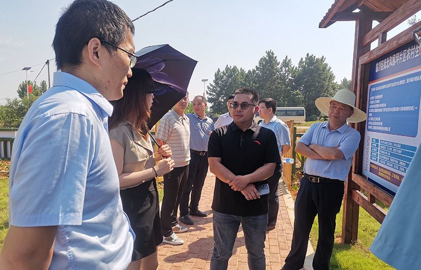 國家發(fā)改委基礎(chǔ)司長江經(jīng)濟帶發(fā)展政策統(tǒng)籌處副處長王磊一行蒞臨挺進環(huán)保臨川項目視察調(diào)研